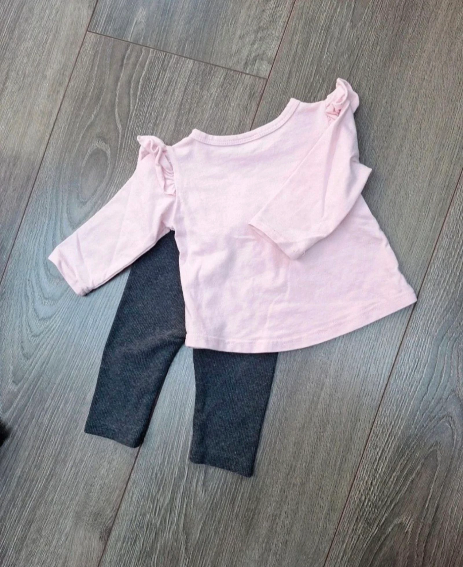 Baby set maat 62 trui roze + broek Feetje legging meisje – photo 2